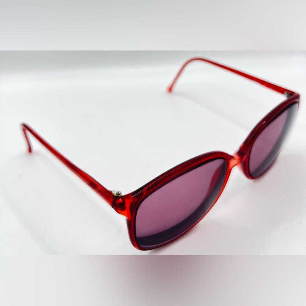 Vintage Wilshire Designs WD858 Burgundy Oval Sunglasses Frames Only